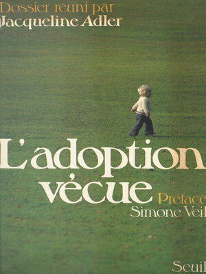 cover image of L'adoption vécue